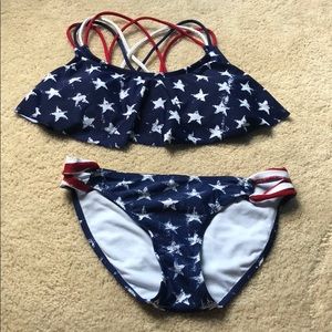 American Flag bikini set size M